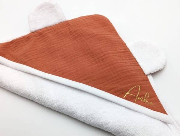Cape de bain Léontine personnalisable