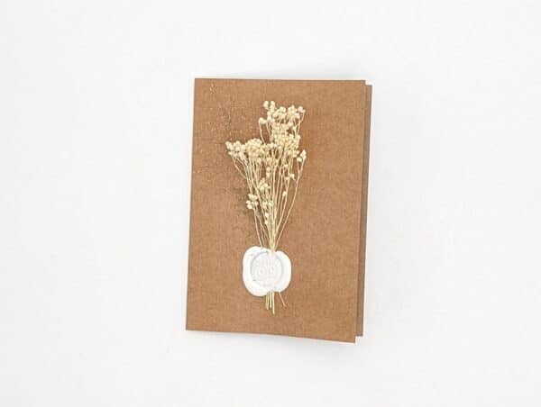 porte carte, porte phot, carte fleurs séchées, souvenir, idée cadeau